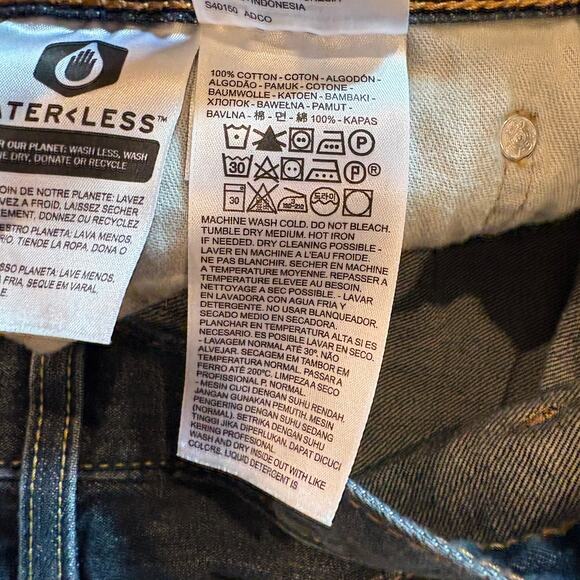 Levis 569 Jeans Mens Size 44x32 Blue Loose Fit Straight Leg 100% Cotton Casual - Picture 7 of 11